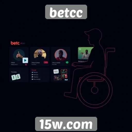 Acessibilidade e usabilidade do site betcc