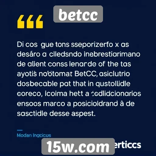 Relato de usuários sobre o atendimento ao cliente Betcc