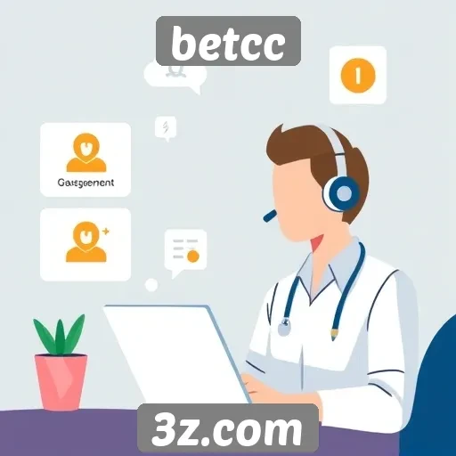 Funcionalidades de suporte ao cliente no site betcc