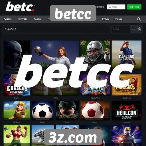 Exploração das opções de jogos disponíveis no betcc